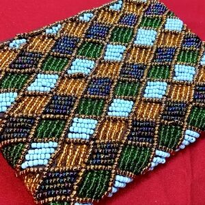 Vintage Hand beaded coin purse